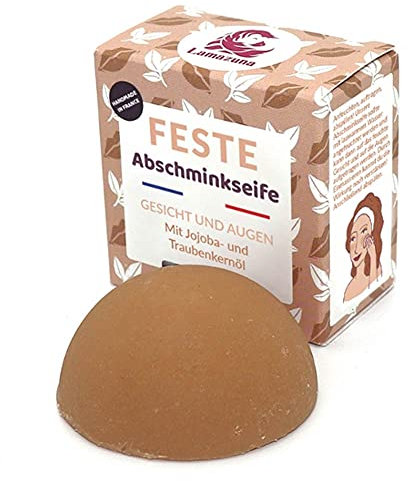 Lamazuna Feste Abschminkseife, Gesicht & Augen, 30g