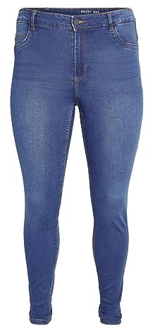 NOISY MAY Damen Jeanshose Nmcallie Hw Jeans Vi021mb Curve Noos