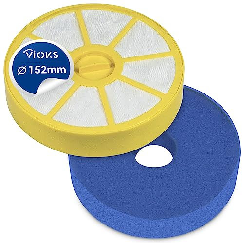VIOKS Filtro post-motore di ricambio per Dyson 905401-01 – Filtro di scarico per aspirapolvere Dyson DC05/DC08/DC14/DC15 e filtro dell'aria ambiente 151 mm Ø