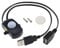 YINETTECH PIR Motion Sensor Switch DC 5V-24V 4A Occupancy Sensor Switch for LED Lighting PIR Infrared Motion Sensor Detector Automatic Switch LED Strip USB Interface Black