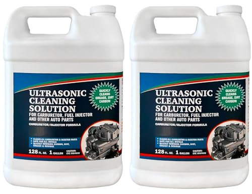NORTHWEST ENTERPRISES Soluzione pulente ad ultrasuoni per carburatori e parti del motore, soluzione di pulizia ad ultrasuoni e composto di lavaggio per idropulitrici e idropulitrici - concentrato (2