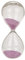 Sanduhr 5 Minuten aus Glas Wohnaccesoire Nostalgisch Timer Kurzzeitwecker für Küche und Schreibtisch