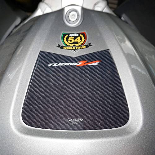 labelbike - 3D Aufkleber Schutz Gabelplatte Lenkung Motorrad kompatibel mit Aprilia Tuono V4 1100 und Tuono V4 Factory 2021-2022