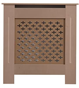 AVC Designs Small Medium Large MDF White Grey Unfinished Pattern Radiator Cover (Small Unfinished)