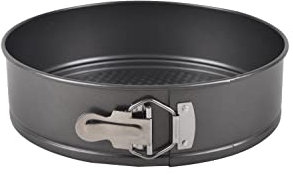 PINTINOX Tortiera apribile cm con rivestimento antiaderente a cerniera stampo tondo 26 cm per torte, Acciaio al carbonio