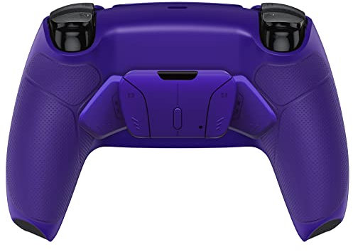eXtremeRate RISE4 Remap Kit Programmabile per ps5 Controller BDM-030/040/050,4 Tasti Aggiuntivi Palette Back Button Cover Grip Gomma Pulsante Posteriore per ps5 Joystick-Galactic Purple