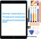 Pantalla de 10.2 para iPad 7/8 2019 2020 7ª/8ª generación de reemplazo de Pantalla A2197 A2198 A2200 A2270 A2428 A2429 A2430 táctil digitalizador Panel de Vidrio Kit (Negro + botón de Inicio)