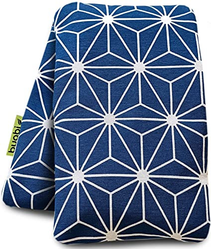 Coussin thermique pour micro-ondes 50x15cm. Parfum à la lavande. Housse amovible et lavable. Coussin pour douleurs cervicales lombaires cou dos menstruel coliques (Diamant)