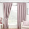 Sundour Eclipse Blackout Pencil Pleat Curtains Rose Pink 66x54 Fully Lined Curtain Pair
