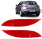 2 catadioptres compatibles pour Megane 3 (5 portes) et Fluence (2012-2020) réflecteurs arrière gauche + droit | Pare-chocs arrière | 265650004R | 265608871R