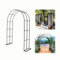 Gartenbogen Hochzeitsbogen Breite 80-350cm Rosenbogen Metall für Rosen & Kletterpflanzen Torbogen Pergola Rankhilfe Rankgitter Einfache Installation (Color : Black, Size : 240x250cm/7.9x8.2ft)