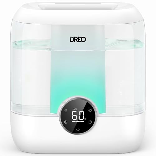 DREO 6L Humidifiers for Bedroom, 60H Runtime, 28 dB Quiet, HM524
