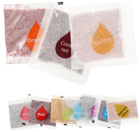 PLAFOPE 10piezas Pzas Polvo Tinte Textil Para Ropa Tie Dye Colores Vivos Kits Diy Pigmentos Estables Para Tejidos De Algodón y Lino