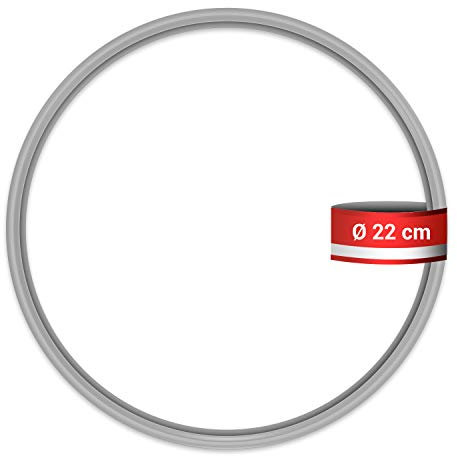 VIOKS Joint d'étanchéité de 22 cm de diamètre - Pièce de rechange pour autocuiseur WМF 60.6856.9990 - Série Perfect - 3 l 4,5 l - 6,5 l - 8,5 l - Joint en silicone pour autocuiseur à vapeur