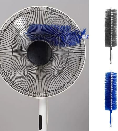 Generic Multifunctional Cleaning Dust Brush, Fan Cleaner, Radiator Cleaner, Microfiber Head, Bendable, Reusable Duster for Fans, Home and Car Vents (Grey)
