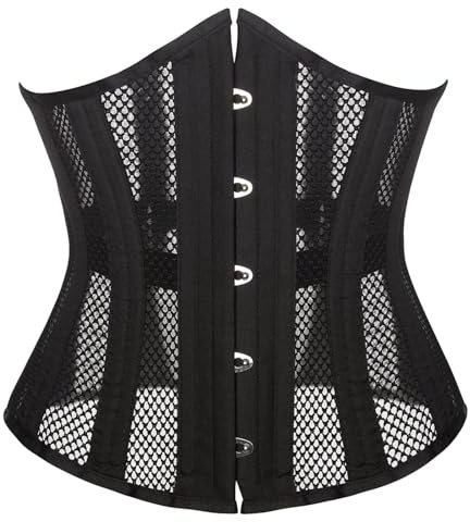 GMDNS Formende Bodys Für Damen Damen-Doppelstahl-Korsett-Mesh Atmungsaktive Taillen-Trainer-Kontrolle Unterbrust Sexy Korsett & Bustiers
