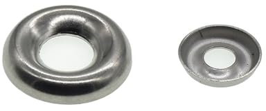 PJQUEKAIPJ Schnellspannradnabe M3 M4 M5 M6 304 Edelstahl Schüssel Typ Konische Unterlegscheibe Senkscheiben Konkav-Konvexe Hohl Fisheye Dichtung Steckachse vs. Schnellspanner(M4(50pcs))