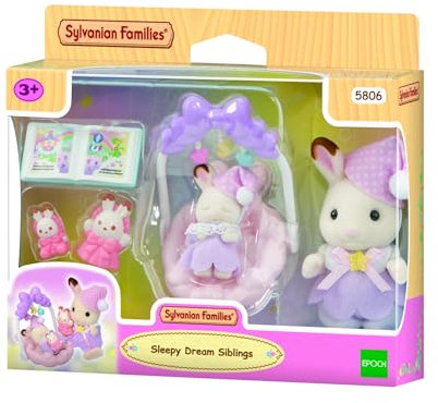 Sylvanian Families 5806 Schokoladenhasen Träumsüß Set, Spielset mit Tierfigur, Mit süßen Mäusefiguren, Spielzeug für Kinder ab 3 Jahren
