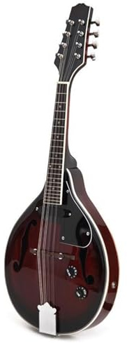 Professionell Mandoline Instrument Anfänger-Saiteninstrument Für Erwachsene Mandoline Elektrische Mandoline Mit Instrumententasche Und Zubehör(A)