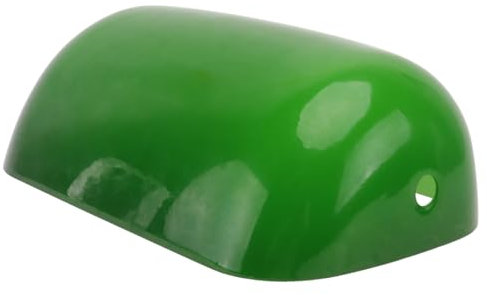 ETHZZLE Antike Glas-Tischlampenschirm im Retro-Stil, Lampenschirm für Vintage-Heimdekoration, Ersatz für Banker-Schreibtischlampe und industrielle Beleuchtung