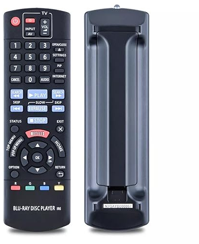 XINFUTE N2QAYB000867 Fernbedienung für Panasonic DVD-Player DMP-BD89 DMP-BD79