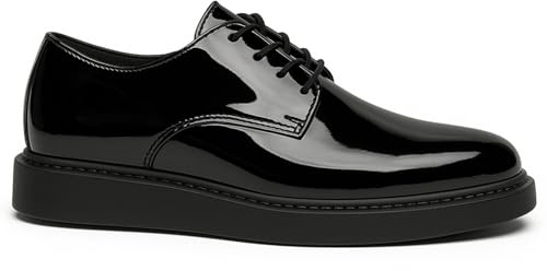 Solaress 03 Formelle Schuhe Herren Business Oxford Lackleder Schnürschuhe