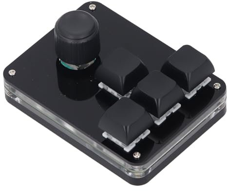 Fafeicy Sayo -Gerät O3C -Makro -Tastatur 4 Taste 1 Programmierbares Tastatur mit Blauen Schalter und RGB -Beleuchtung für Spiele und Produktivität