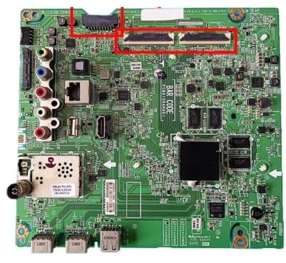 Carte mère EAX66804605 (1.1), Compatible avec Les téléviseurs LG 55 Pouces (55UH650V, 55UH668V, 55UH661V, LC550EGG)