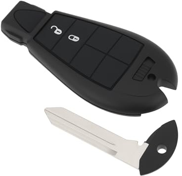 eMagTech Guscio Chiave Telecomando Auto 2 Tasti CY24 Compatibile con Jeep Compatibile con Dodge Compatibile con Chrysler