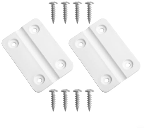 ReachMall Replacement Hinges For Igloo Coolers, Plastic Repair Kit With 8 Stainless Screws, Outdoor Cooler Use