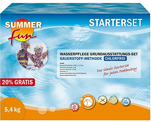 Summer Fun 502010766 Wasserpflege-Grundausstattungsset Sauerstoff/ Maxipack, 5.4 kg