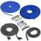 Belva True 4 Gauge AWG Premium CCA Complete Amplifier Wiring Kit with OFC 2-Channel RCA Cable - BAK42BL Blue