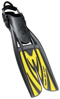 SCUBAPRO Twin Jet Max - Geräteflosse (gelb) M (bis 43/44)