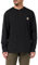 Carhartt Men's Loose Fit Heavyweight Long-Sleeve Pocket Henley T-Shirt, Black, M