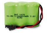 Akkupack 3,6 V / 400 mAh Ni-MH.