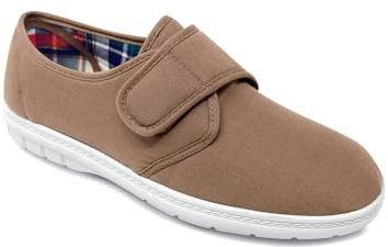 Chums Men's Touch Fastening Canvas Shoes Beige 10 UK