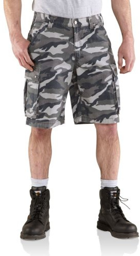 Carhartt Herren Rugged Cargo Camo Short