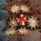 Baumschmuck Strohsterne + Engel Baumbehang - Deko aus Stroh für Weihnachten