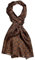 Lorenzo Cana - Herren Schal 100% Seide in harmonischen Braun Farben bedruckt doppellagig Seidenschal Seidentuch Tuch Dandy Style 30 cm x 160 cm - 8920511