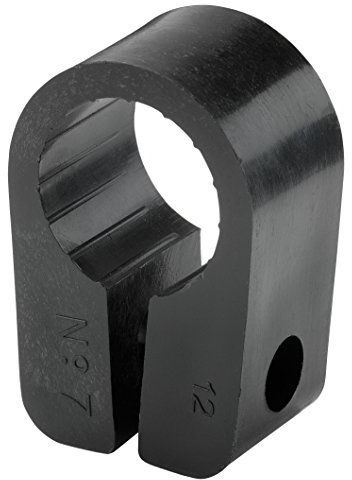 TIME CC7CLEATB25 CC7 SWA Cable Cleats, Black, 18 mm sq, Set of 25 Pieces