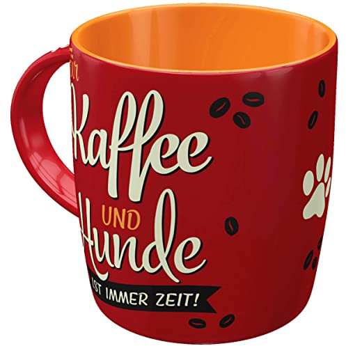 Nostalgic-Art Taza de café Retro Kitchen, Cerámica, Diseño Vintage, 1 Unidad (Paquete de 1)