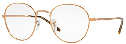 Ray-Ban Rayban Unisex-Erwachsene 0RX 3582V 2943 49 Brillengestelle, Silber (Copper)