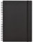 NU Notizbücher – Elite Premium Range – Draht-Tagebuch – A4-Notizbuch – gebundenes Notizbuch – Schreibwaren-Notizbücher – schwarzes Tagebuch – 120 Seiten