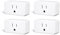 THIRDREALITY ZigBee Lot de 4 prises intelligentes avec surveillance de l'énergie en temps réel, prise 15 A, répéteur Zigbee, certifié ETL, hub ZigBee requis, fonctionne avec Home Assistant, appareils
