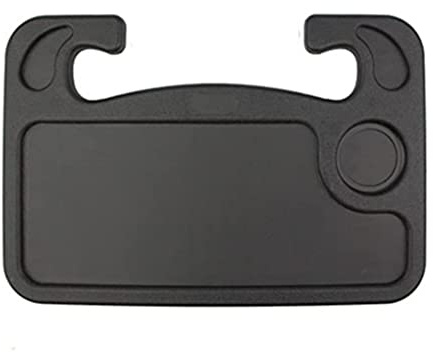 Car Steering Wheel Desk, 2 in 1 Multi-function Portable Auto Food Tray Table,Dining Table for Car Steering Wheel, Steering Wheel Shelf, Portable Steering Wheel Table Tray [Liummrcy]