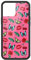 Wildflower Realisation Par x Devon Lee Carlson Hülle, kompatibel mit Apple iPhone 12 Pro Max, Rot, Frösche, Collab, schützender schwarzer Stoßfänger, 1,2 m Falltest-zertifiziert, kleines Unternehmen