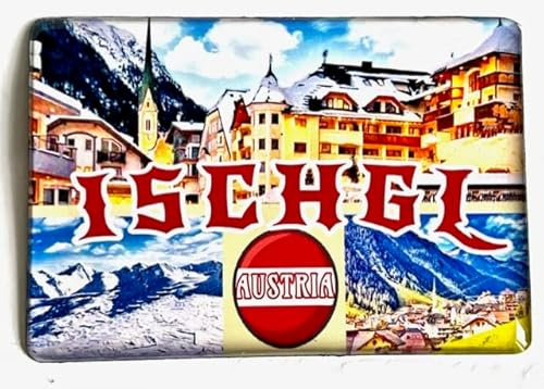 Ischgl Tirol Österreich Austria Ischgl Souvenir Ischgl Kühlschrankmagnet Ischgl Magnet Ischgl Reiseandenken Ischgl Geschenkartikel,