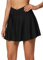 baleaf Damen Plissee Tennisrock Crossover High Waisted Golf Athletic Active Running Skorts Röcke Taschen Sport Rock mit Shorts Minirock Schwarz XL