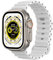 Astorgos Cinturino Ocean Compatibile con Apple Watch Ultra 2 49mm 45mm 44mm 42mm, Cinturino Sportivo di Ricambio in Silicone Morbido per iWatch Ultra SE Series 9 8 7 6 5 4 3 2 1, Bianco