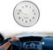 Dashboard Uhr, Motorraduhren, Mini Fahrzeug Armaturenbrett Uhr, Car Clock, Mini Auto Armaturenbrett Uhr, Quarz-Autouhr, Auto Air Vent Clip Uhr, für Auto Innendekoration kleine, white